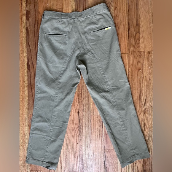 Sasquatchfabrix Dancing Pants Straight Leg Beige Trousers 34” Waist - Picture 2 of 7